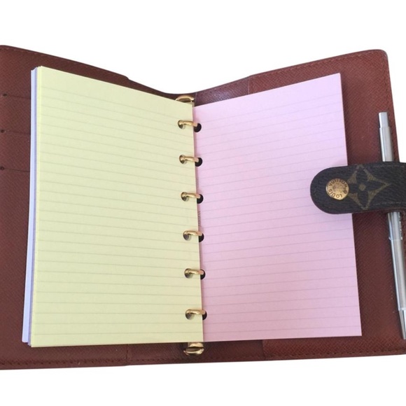 Fits Louis Vuitton PM 2025 Insert Calendar+Filler Paper+ Pen + Pouches - Picture 8 of 16